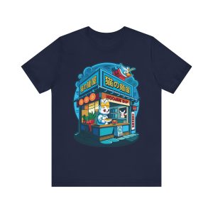 Japanese Cat T Shirt, Ramen Cat Shirt, Noodle Shirt, Japanese Text Shirt, Kanji Shirt, Anime Cat