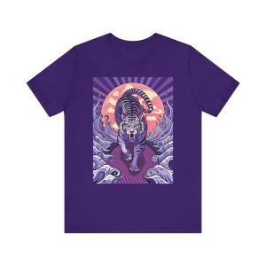 Tiger Tshirt, Tiger Print Shirt, Japanese Tiger Shirt, Animal Lover Gift, Tiger Lover Gifts