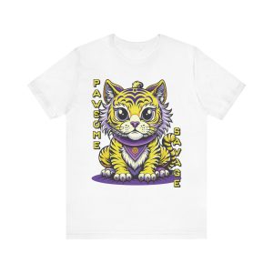 Pawsome Savage Yellow Tiger T Shirt, Animal Shirt, Cute Tiger, Animallove, Gifts For Animal Lover, Savage Shirt