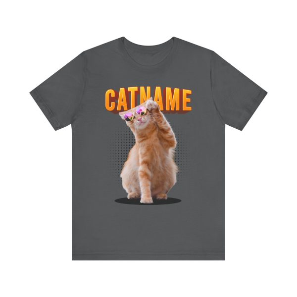 custom cat shirt personalized cat shirt custom cat t shirt personalized cat t shirts trending custom cat shirt Customizable Cat Photo Shirt Custom Pet Portrait Shirt