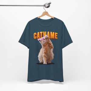 custom cat shirt personalized cat shirt custom cat t shirt personalized cat t shirts trending custom cat shirt Customizable Cat Photo Shirt Custom Pet Portrait Shirt