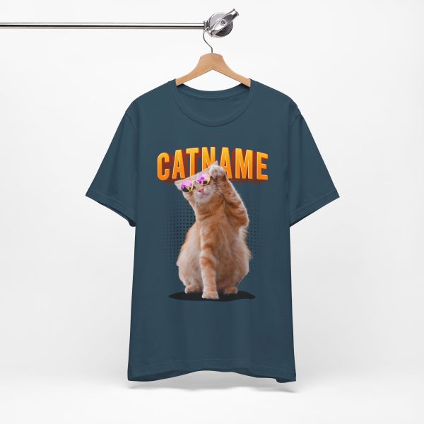 custom cat shirt personalized cat shirt custom cat t shirt personalized cat t shirts trending custom cat shirt Customizable Cat Photo Shirt Custom Pet Portrait Shirt