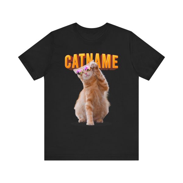custom cat shirt personalized cat shirt custom cat t shirt personalized cat t shirts trending custom cat shirt Customizable Cat Photo Shirt Custom Pet Portrait Shirt
