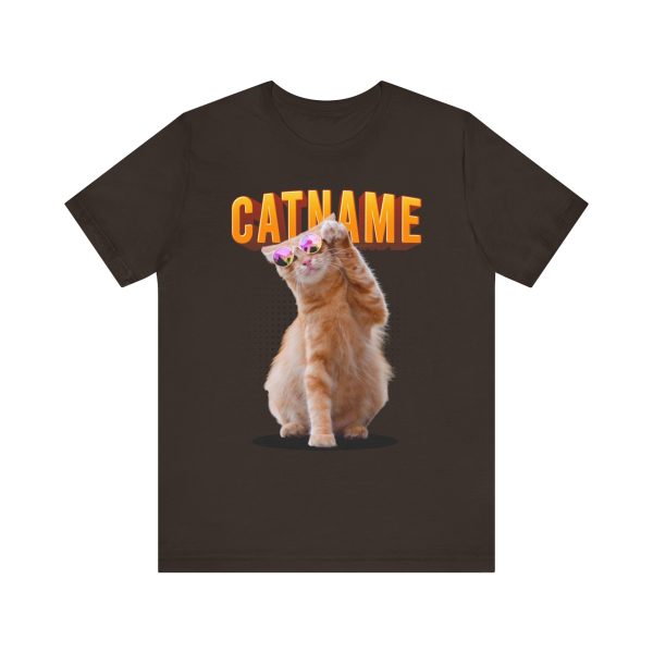 custom cat shirt personalized cat shirt custom cat t shirt personalized cat t shirts trending custom cat shirt Customizable Cat Photo Shirt Custom Pet Portrait Shirt