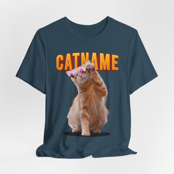 custom cat shirt personalized cat shirt custom cat t shirt personalized cat t shirts trending custom cat shirt Customizable Cat Photo Shirt Custom Pet Portrait Shirt