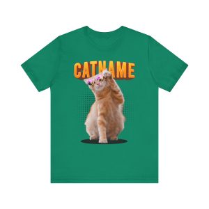 custom cat shirt personalized cat shirt custom cat t shirt personalized cat t shirts trending custom cat shirt Customizable Cat Photo Shirt Custom Pet Portrait Shirt