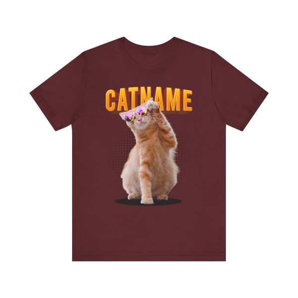 custom cat shirt personalized cat shirt custom cat t shirt personalized cat t shirts trending custom cat shirt Customizable Cat Photo Shirt Custom Pet Portrait Shirt