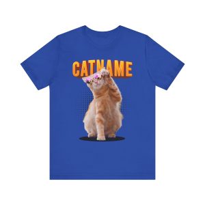 custom cat shirt personalized cat shirt custom cat t shirt personalized cat t shirts trending custom cat shirt Customizable Cat Photo Shirt Custom Pet Portrait Shirt