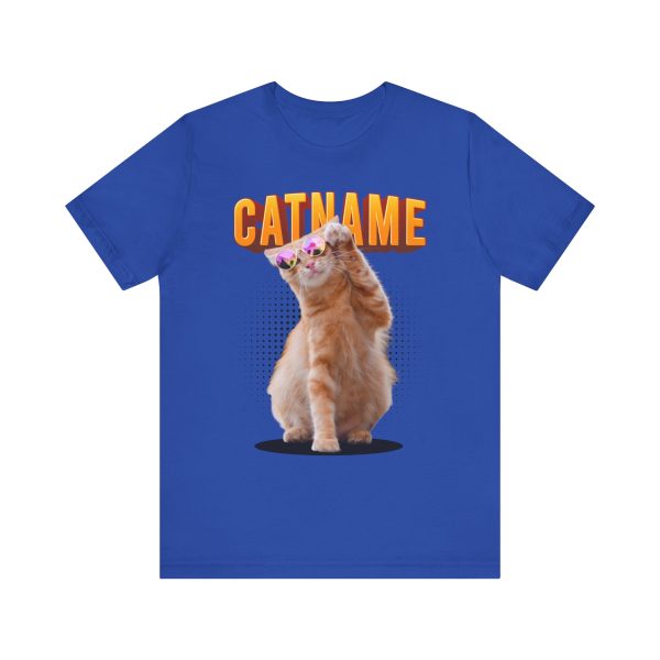 custom cat shirt personalized cat shirt custom cat t shirt personalized cat t shirts trending custom cat shirt Customizable Cat Photo Shirt Custom Pet Portrait Shirt