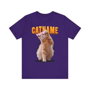 custom cat shirt personalized cat shirt custom cat t shirt personalized cat t shirts trending custom cat shirt Customizable Cat Photo Shirt Custom Pet Portrait Shirt