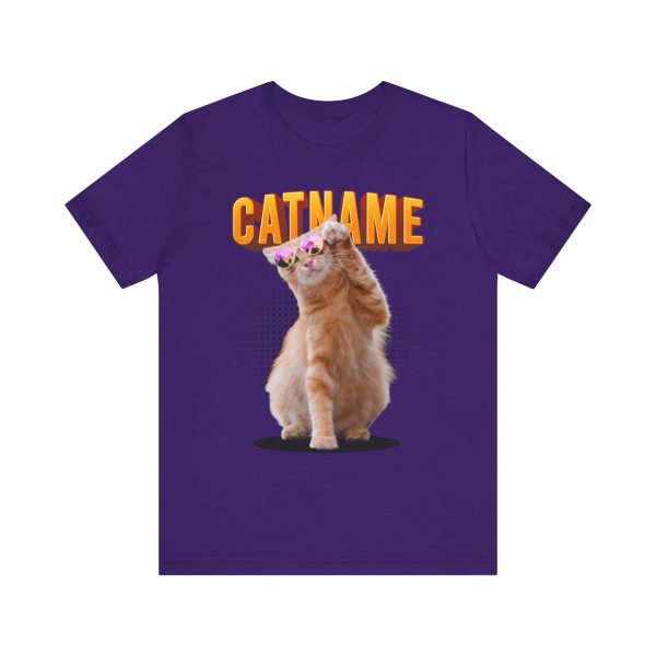 custom cat shirt personalized cat shirt custom cat t shirt personalized cat t shirts trending custom cat shirt Customizable Cat Photo Shirt Custom Pet Portrait Shirt